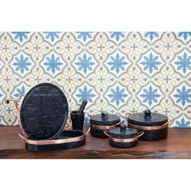 Imagem de Jogo de Panelas Pedra Sabão Premium 6 peças