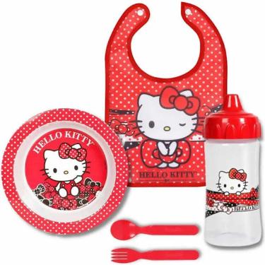 Imagem de Kit A Hora Da Papinha Hello Kitty - Baby Go