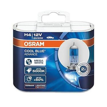 Imagem de Osram H4 9003 12V 60/55W 5000K 62193CBA Cool Blue Advance Farol de halogêneo de feixe alto/lo 2X