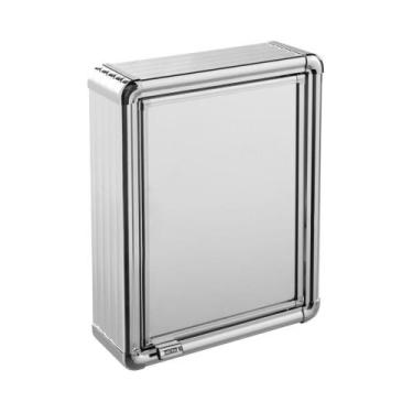 Imagem de Espelheira Para Banheiro Astra Lbp10/S 1 Porta 29X39cm Alumínio