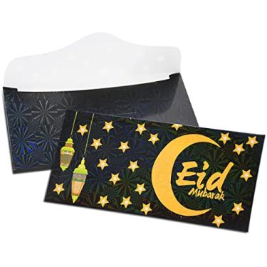 Imagem de 18 Pieces Eid Mubarak Money Envelopes, 7 x 3.1 Inch Cash Gift Card Holders Ramadan Pocket Envelope for Money for Kids, Eid Holiday Celebrations Decorations