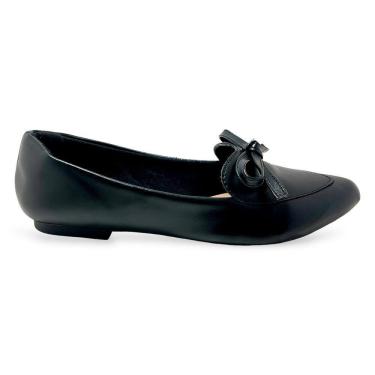 Imagem de Sapatilha Mocassim Feminino Bico Fino Social Casual com Laço