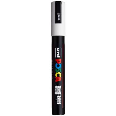 Imagem de Caneta Posca Uniball Pc-5M - Branca Marcador 2,5Mm, Uniball