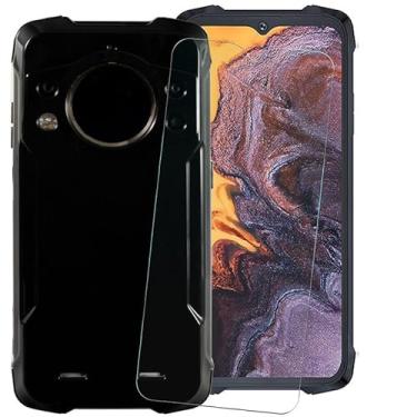 Imagem de NEOYUKL Capa e protetor de tela Cubot Kingkong 9 - 16,7 cm, preta, 1 pacote