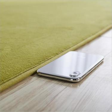 Imagem de Tapete de veludo coral redondo para decoração de casa moderna sala de estar mesa de café tapete curto de pelúcia tapetes de jogo rastejantes, azul marinho, personalizado