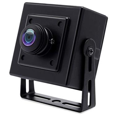 Imagem de SVPRO Webcam USB 1080P com lente olho de peixe 180, câmera com pouca luz de 2 MP com sensor Sony IMX323, capa de alumínio, H.264