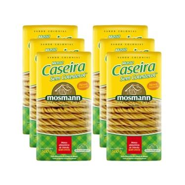 Imagem de Kit 6X: Macarrão Talharim Massa Caseira Sem Colesterol Mosmann 500g