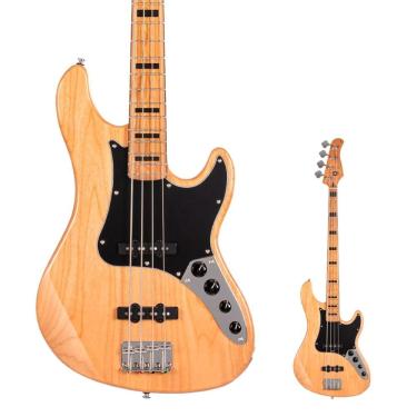 Imagem de Baixo Ativo 4 Cordas Jazz Bass Cort GB64JJ NAT Natural