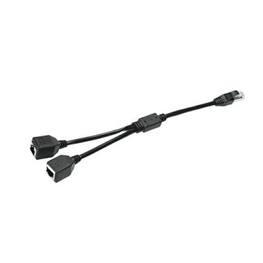Imagem de Cabo Adapr Divisor de Rede Rj45, Ho Para 2 Fêmeas, Separadores de Cabeçalho, Porta de Soquete Lan Para Ethernet Super Categoria 5, Ethernet Categoria 6