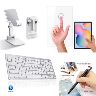 Imagem de Kit Office P/ Tablet SM Galaxy Tab S6 Lite P615 + Suporte + Teclado + 