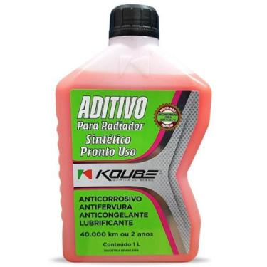 Imagem de Aditivo Radiador Rosa Sintético Pronto Para Uso Koube
