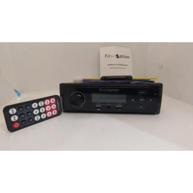 Imagem de Auto Rádio MP3-5560 7 Cores Bluetooth USB Aux SD FM - First-option