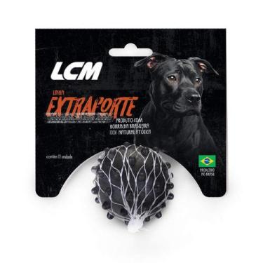 Imagem de Brinquedo LCM Bola de Cravo Macia Extra Forte para Cães - Tamanho P