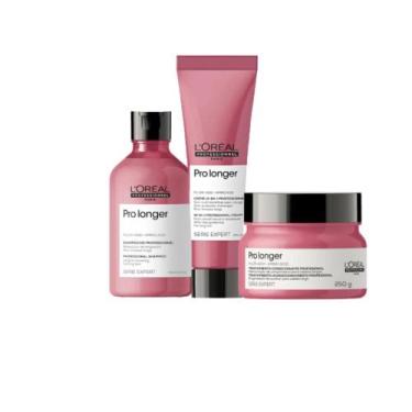 Imagem de Kit loreal pro longer sh300ml+masc250gr+cpp150ml