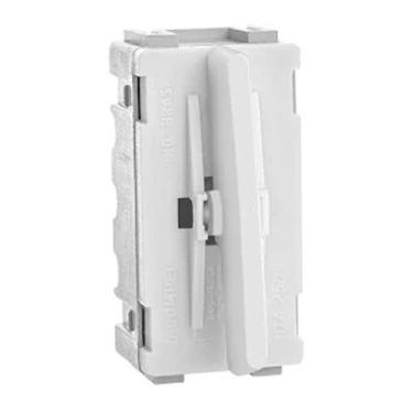 Imagem de Módulo Novara Branco Interruptor Pulsante Campainha Dicompel, Branco
