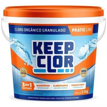 Imagem de Cloro Granulado Keep Clor 5,5kg Tipo Domclor Pratic Line