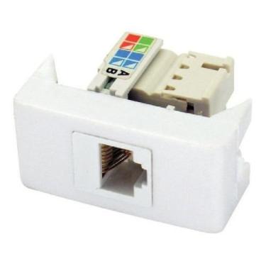 Imagem de Kit 10PC Modulo Tomada de Rede Rj45 Cat5e - Slim - Ilumi