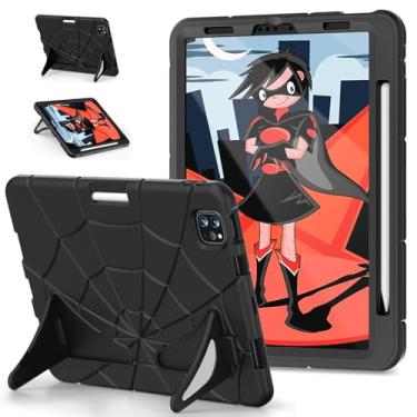 Imagem de Jaorty Capa infantil para iPad 10ª geração 10 polegadas 2022, iPad 10ª capa, 2 em 1, resistente à prova de choque, híbrida, resistente, com suporte, linda capa para tablet infantil para crianças,