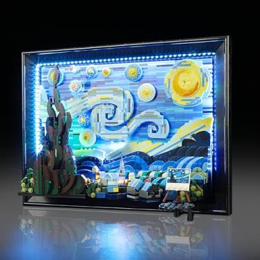 Imagem de Mililier LED Light Kit for Lego 21333 Vincent Van Gogh - The Starry Night Set, Compatible with Lego 21333 Building Blocks Model(Not Include Blocks Set)