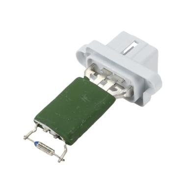 Imagem de Partuto Resistor de motor de soprador HVAC Nº 1325972 Resistor de ventilador de aquecedor para Ford Fiesta Zetec 2001-2017 ABS de metal branco