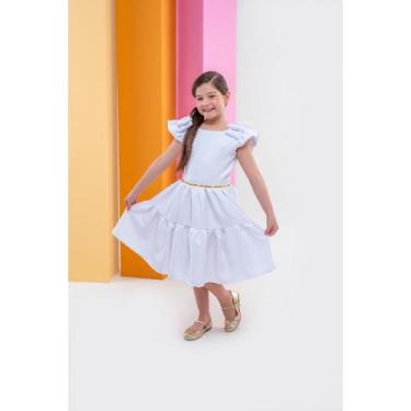 Imagem de Vestido infantil juvenil mariae fashion menina luxo natal ano novo fes