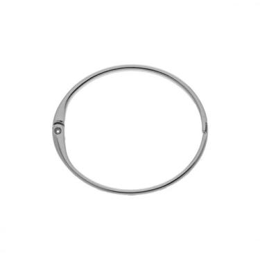 Imagem de Bracelete Minimalista com Fenda Dourado - GEMERSON BIJOUX, Prata