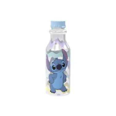 Imagem de Garrafa Plástica Personagem Disney Stitch Estilo Retro 500ml - Plasúti