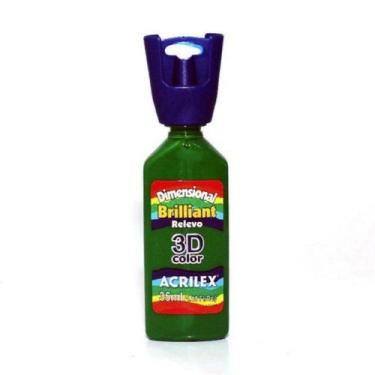 Imagem de Tinta Dimensional Brilhante 35ml - 513 Verde Musgo Acrilex