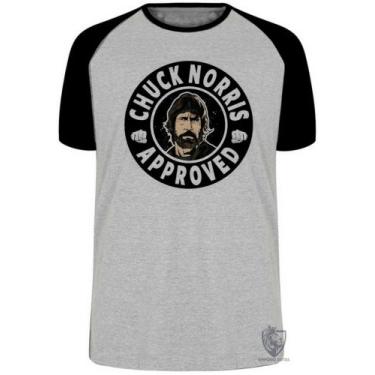 Imagem de Camiseta Chuck Norris approved Blusa Plus Size extra grande adulto ou 