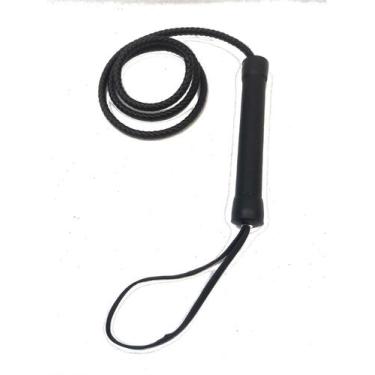 Imagem de Chibata em couro trançado CH007 Couro Legítimo - Blood Art