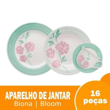 Imagem de Aparelho de Jantar/Chá Biona Bloom 16 Peças