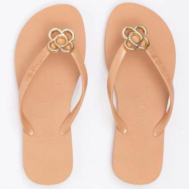 Imagem de Chinelo Petite Jolie Fresh Pj6979 Feminino, Nude, 36