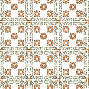 Imagem de Papel De Parede Adesivo Fosco Vinil Azulejo Delicado 16 3,05m - Decora