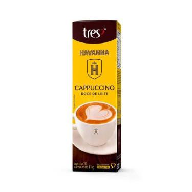 Imagem de Café Três Corações Cappuccino Doce de Leite Havanna em cápsula 10 unid
