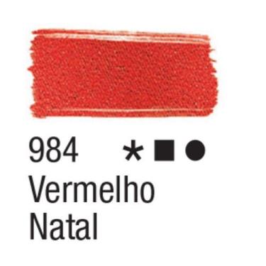 Imagem de Tinta Tecido Fosca 37ml Tons Claros Acrilex, 984 - VERMELHO NATAL