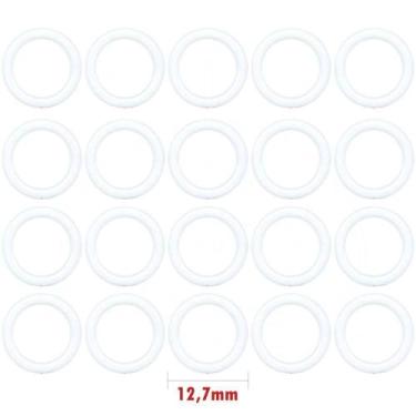 Imagem de Argola de Plástico Círculo 12,7mm - 20 unidades