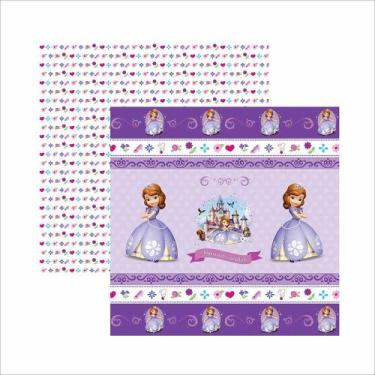 Imagem de Folha para Scrapbook Dupla Face Disney - Princesinha Sofia - Toke e Cr