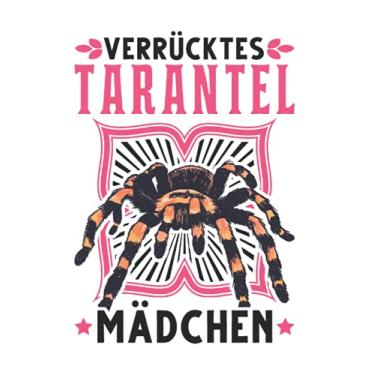Imagem de Tarantel Notizbuch: Verrücktes Tarantel Mädchen Spinne Mädel / 6x9 Zoll / 120 linierte Seiten Seiten