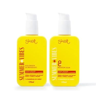 Imagem de Kit Protetor Solar FPS 8 + Acelerador com Instant Bronzer Skelt Summer Vibes