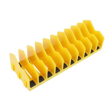 Imagem de Ｂｅｓｇａ Alicates Organizador Rack Ferramentas Manuais Organizadores Rack de Armazenamento, com Base de Borracha Antiderrapante Alicate Rack Suporte Alicate, Amarelo