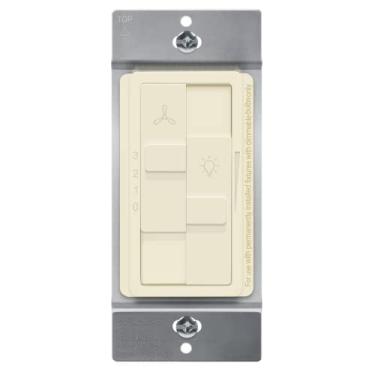 Imagem de TOPGREENER Kalide Combo Dimmer Switch com Controle de Ventilador de 3 Velocidades, Interruptor de Combinação de Luz E Ventilador, Pólo Único, 2,5 A, 200 W Led/Cfl, Fio Neutro Não Necessário, Tgdsfs3-L