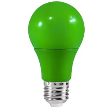 Imagem de Lâmpada LED Bulbo A60 7W Colorida Decorativa E27 Bivolt (Verde)