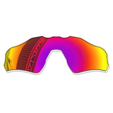 Imagem de LenzProse Lentes de reposição polarizadas de 1,5 mm para óculos de sol Oakley Radar EV Path OO9208, antiarranhões | Ajuste perfeito