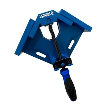 Imagem de Grampo Sargento Angular 90º Braçadeira Canto Esquadro Aperto Marcenaria Serralheria