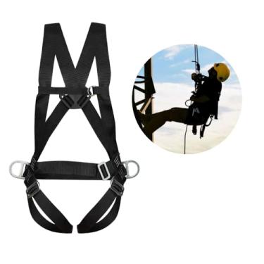 Imagem de CINTO SEGURANÇA TIPO PARAQUEDISTA PRETO FRENTE E VERSO EM POLIESTER