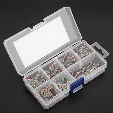 Imagem de Kit de Mini Resistor Fotossensível de 175 Unidades, 7 Tipos, Resposta Rápida, Alta Sensibilidade, Componentes Eletrônicos DIY, Pico de Espectro de 540 Nm, para Brinquedos, Luzes,