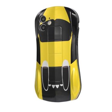 Imagem de Capa de telefone brilhante com pintura metálica de 3ª geração para Apple iPhone 16 15 14 13 12 11 Pro Max XR X 8 7 Plus SE (amarelo, para iPhone 15 Pro Max)