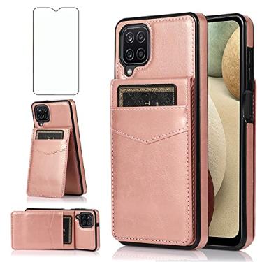 Imagem de Capa de telefone para Samsung Galaxy A42 5G com protetor de tela de vidro temperado porta-cartão de crédito capa carteira suporte acessórios de celular de couro Glaxay A 42 G5 Gaxaly 42A S42 4G 2021