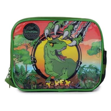 Imagem de Lancheira Térmica Escolar Luxcel Up4you T-rex Preto