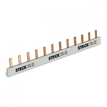 Imagem de Barramento Steck Mono 80A 220/440V 1X12P Din